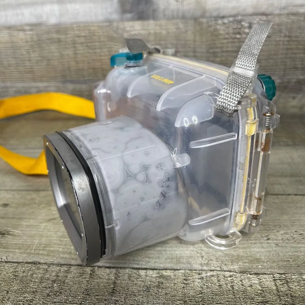 Canon Camera WP-DC21 Waterproof Case 40M/130ft Underwater Untested As Is